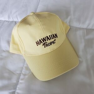NEW  Hawaiian Tropic Unisex Yellow Hat